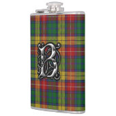 Clan-Buchanantartan-alte Schottland-Flasche Flachmann (Links)