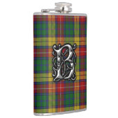 Clan-Buchanantartan-alte Schottland-Flasche Flachmann (Rechts)