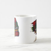 Clan-Buchanantartan-Farben-Bürsten-Schalen-Tasse Kaffeetasse (Mittel)