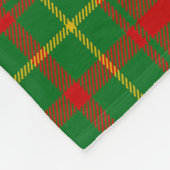 Clan Burnett Ancient Tartan Kariert Fleecedecke (Ecke)