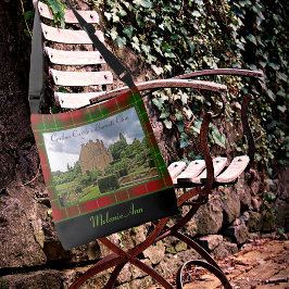 Clan Burnett Crathes Castle Tartan Ihr Name Foto Tragetaschen Mit Langen Trägern