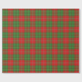 Clan Burnett Scottish Tartan Wrapping Paper Geschenkpapier (Flach)
