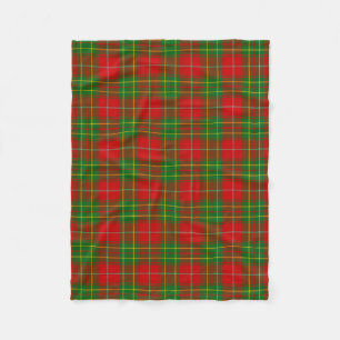 Clan Burnett Tartan Kariert Fleecedecke