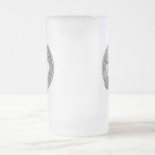 Clan Burnett Wappen Mattglas Bierglas (Mittel)