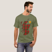 Clan Burns [EDIT] Tartan Map T-Shirt (Vorne ganz)