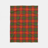 Clan Burns Tartan Kariert Fleecedecke (Vorderseite)