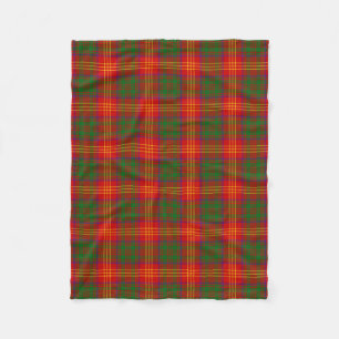 Clan Burns Tartan Kariert Fleecedecke