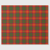 Clan Burns Tartan Kariert Geschenkpapier (Flach)