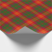 Clan Burns Tartan Kariert Geschenkpapier (Ecke)