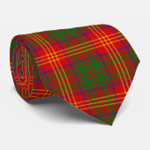 Clan Burns Tartan Kariert Krawatte (Gerollt)