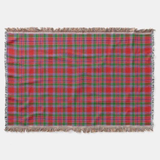 Clan Burrell Tartan Kariert Decke (Vorderseite)
