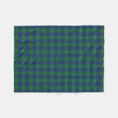 Clan Burt Tartan Kariert Fleecedecke (Vorderseite (Horizontal))