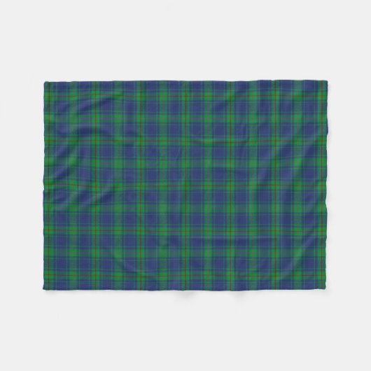 Clan Burt Tartan Kariert Fleecedecke (Vorderseite (Horizontal))