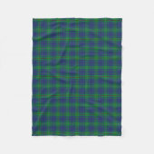 Clan Burt Tartan Kariert Fleecedecke (Vorderseite)