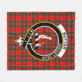 Clan Butter Tartan Kariert Fleecedecke (Vorderseite (Horizontal))
