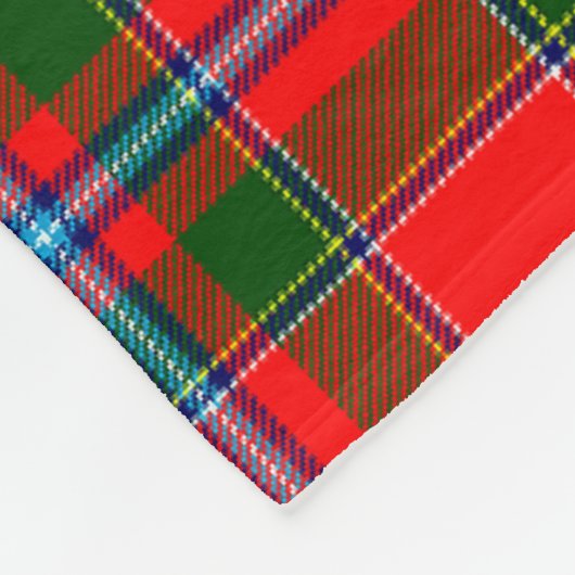 Clan Butter Tartan Kariert Fleecedecke (Ecke)