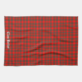 Clan Butter Tartan Personalisiert Geschirrtuch