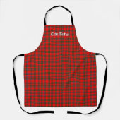 Clan Butter Tartan Personalisiert Schürze (Vorderseite)