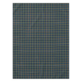 Clan Calhoun Navy Blue und Green Scottish Tartan Tischdecke (Vorderseite)