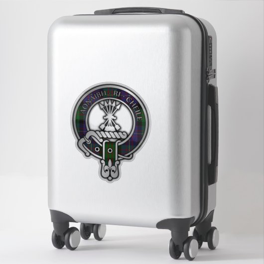 Clan Cameron Erracht Tartan Wappen Sticker (Koffer)