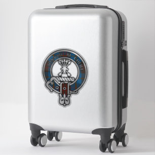 Clan Cameron Hunting Tartan Wappen Sticker