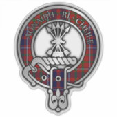 Clan Cameron Lochiel Tartan Wappen Sticker (Vorderseite)