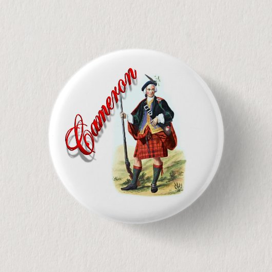 Clan Cameron Scottish Dream Button (Vorderseite)