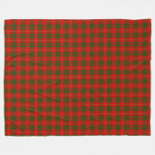Clan Cameron Scottish Tartan Kariertes Muster Fleecedecke (Vorderseite (Horizontal))