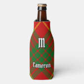Clan Cameron Tartan Flaschenkühler (Flaschenvorderseite)