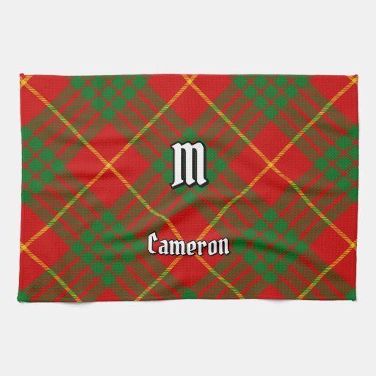 Clan Cameron Tartan Geschirrtuch (Horizontal)
