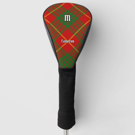 Clan Cameron Tartan Golf Headcover (Vorderseite)