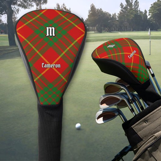 Clan Cameron Tartan Golf Headcover