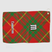 Clan Cameron Tartan Golfhandtuch (Horizontal)