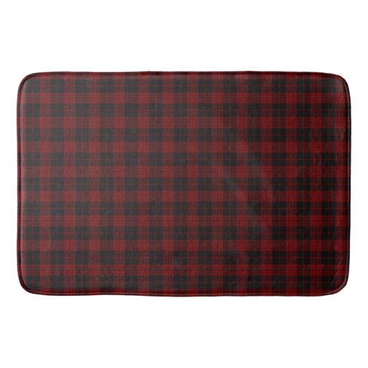 Clan Cameron Tartan Kariert Badematte (Vorderseite)