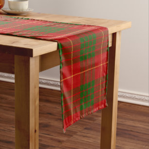 Clan Cameron Tartan Kariert Großer Tischläufer