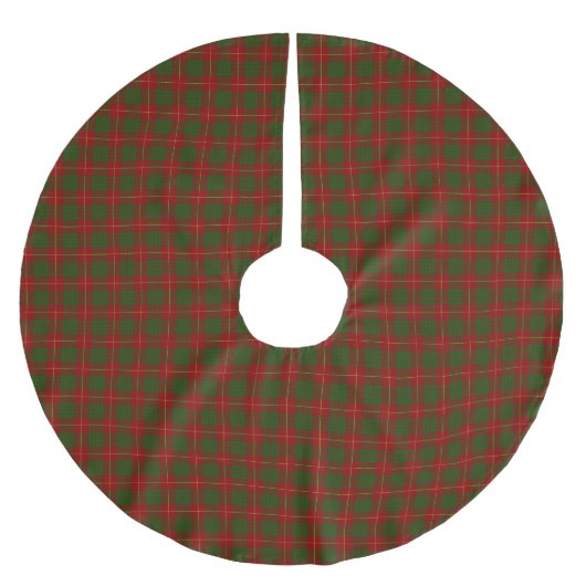 Clan Cameron Tartan Kariert Polyester Weihnachtsbaumdecke (Vorderseite)