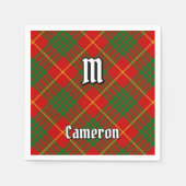 Clan Cameron Tartan Serviette (Vorderseite)