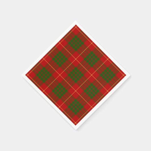 Clan Cameron Tartan Serviette (Ecke)
