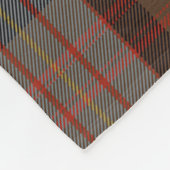 Clan Cameron von Erracht Weathered Tartan Kariert Fleecedecke (Ecke)