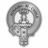 Clan Cameron Wappen Sticker (Vorderseite)