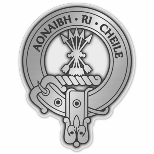 Clan Cameron Wappen Sticker (Vorderseite)