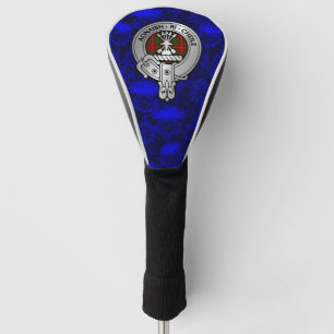Clan Cameron Wappen & Tartan auf Thistle Golf Headcover