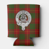 Clan Cameron Wappen & Tartan Dosenkühler (Rückseite)