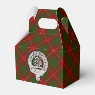 Clan Cameron Wappen & Tartan Geschenkschachtel