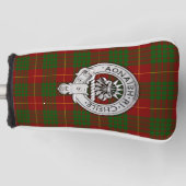 Clan Cameron Wappen & Tartan Golf Headcover (Vorderseite)