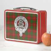 Clan Cameron Wappen & Tartan Metall Brotdose (Beispiel)