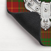 Clan Cameron Wappen & Tartan Mousepad (Ecke)