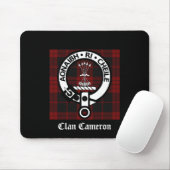 Clan Cameron Wappen & Tartan Mousepad (Mit Mouse)