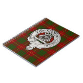 Clan Cameron Wappen & Tartan Notizblock (Linke Seite)