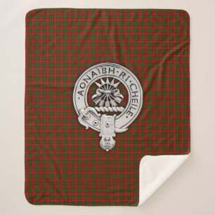 Clan Cameron Wappen & Tartan Sherpadecke
